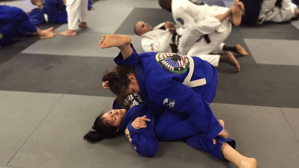 Teens training Brazilian Jiu-Jitsu at Carlson Gracie Oklahoma